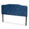 Baxton Studio Gregory ModernNavy Blue Velvet Upholstered Headboard-King 198-12415-ZORO - alternate 6